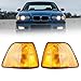 Topteng Signal Parking Lights Corner Lights Car, Corner Lights Parking Lamps Pair fits for BMW E36 3-Series 4DR Sedan/Hatchback 1992-1998