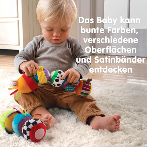Lamaze Mix & Match Caterpillar Kuscheltier für Baby, Babys Aktivität Sortierspielzeug, für neue Eltern… – Ansicht 5