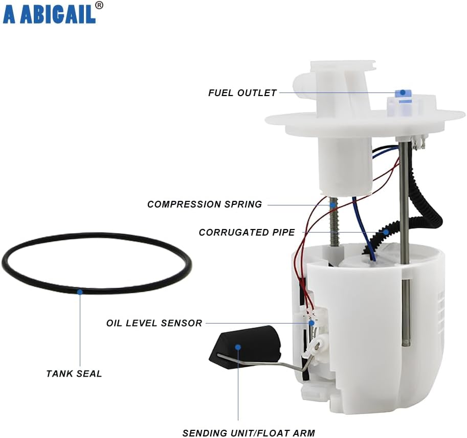 Fuel Pump Compatible with Pontiac Vibe 2009-2010 & Toyota Corolla 2009-2018, Matrix 2009-2013, 1.8L 2.4L, Replace# E3781M, FG0938