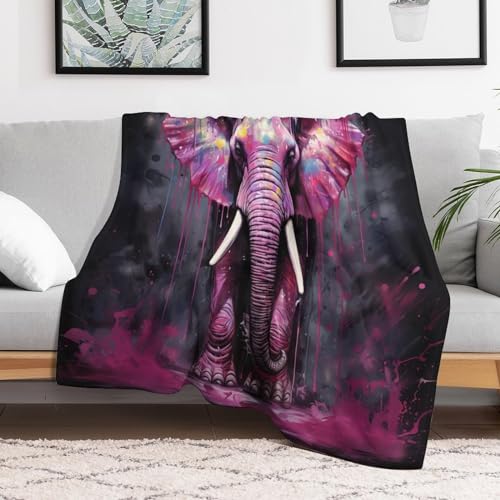 Manta de lana de elefante de 130x150cm el regalo práctico de hogar 3