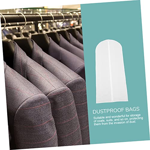ABOOFAN 5pcs Hanging Garment Bag Breathable Zipper Dress Bag Garment Cover Clothes Cover Clothes for Storage Peva Material4