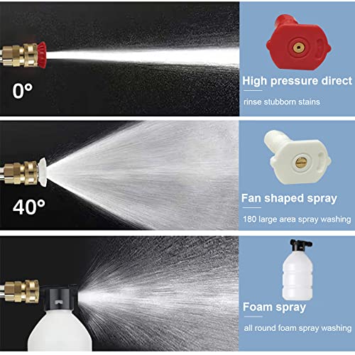 image for fohoa Portable Cordless Pressure Washer with Rechargeable Battery Hand