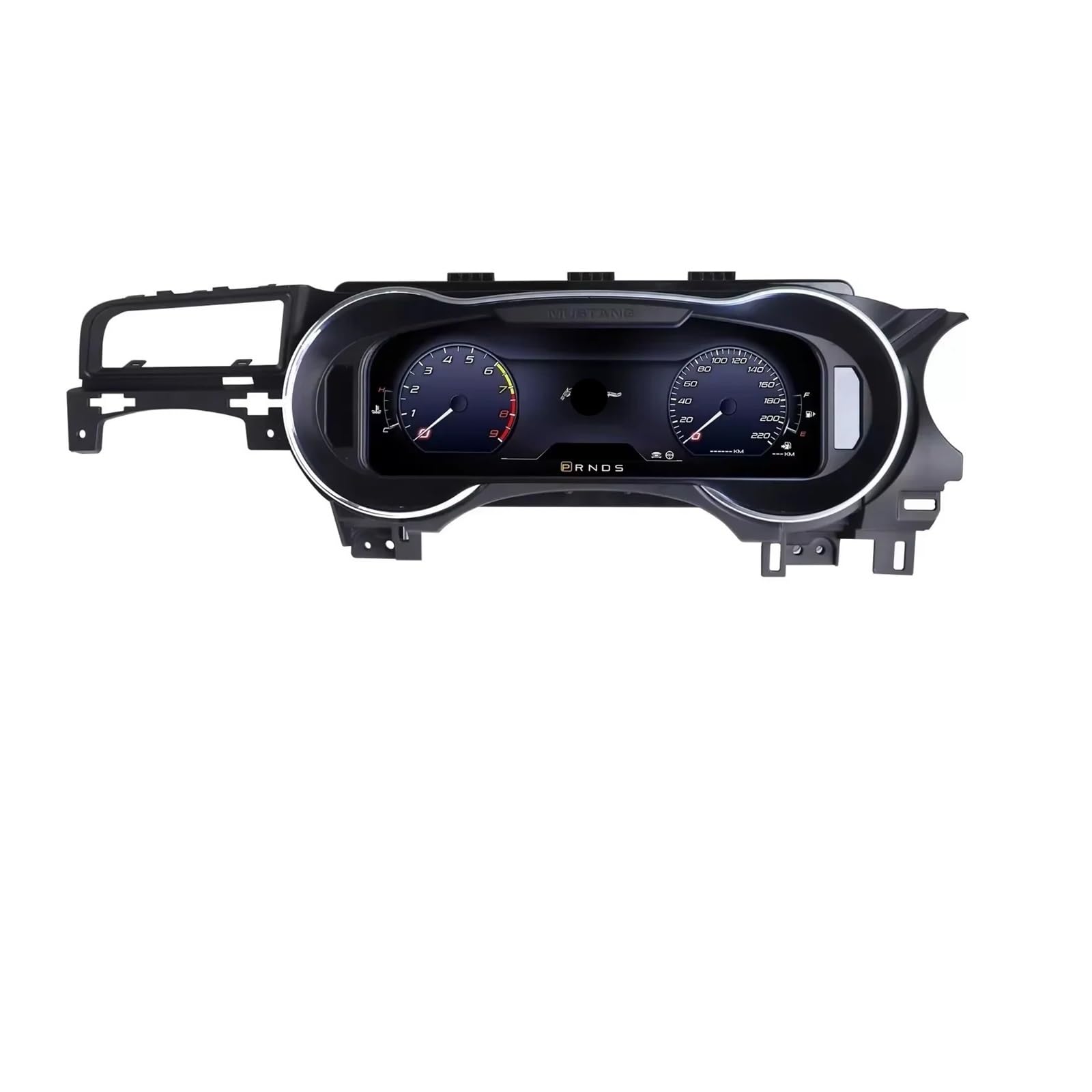 Panel de instrumentos digital de 12,3 pulgadas compatible con Ford Mustang (2015-2021), odómetro, tacómetro y compatibilidad con iOS y Carplay.(LHD)
