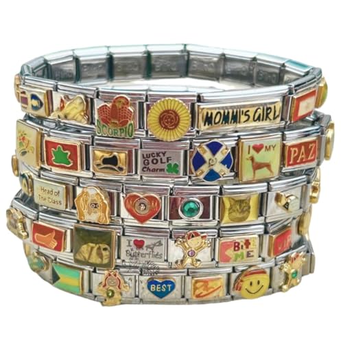 Present Realm Italian Charm Bracelet - Mystery Assorted Vintage with ...