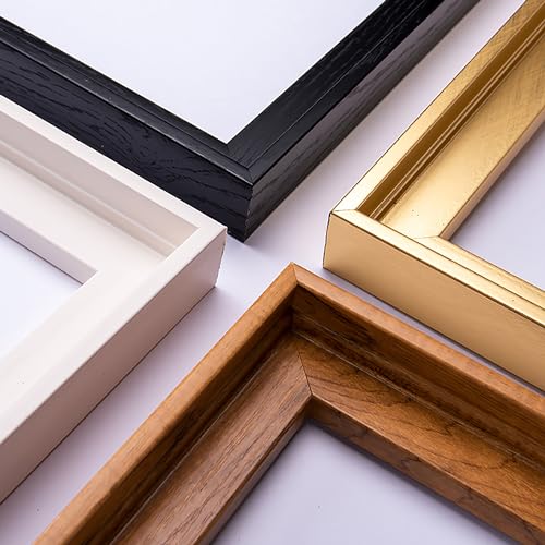 Image of 14x18 Canvas Floater Frame for 0.6-0.9 inch Deep Art Prints,Nut Brown | YIVIVEN Floating Frames for Wall Art Decor,Canvas Frame for Canvas Painting,Frame for Oil Painting,Painting Frames Kit
