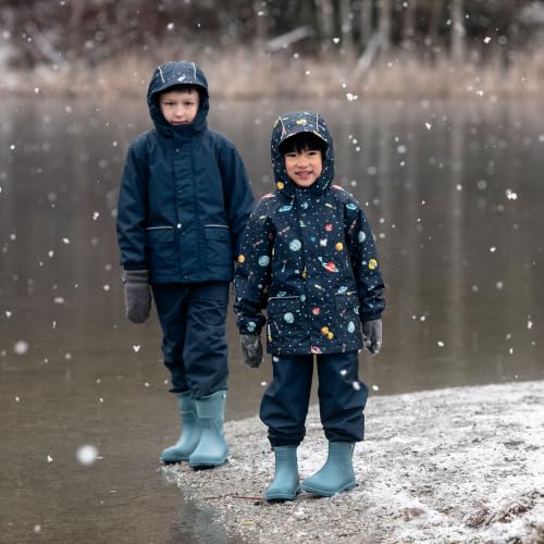 Image of JAN & JUL Waterproof Fleece Lined Rain Jacket, Raincoat for Toddlers and Kids