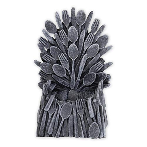 Close Up Eierbecher Egg of Thrones - grau, 100% Polyresin/Kunstharz, in Geschenkverpackung.