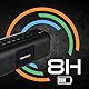 Karcher DAB Go tragbarer Bluetooth Lautsprecher & Digitalradio DAB+ / UKW Radio mit 2, 4 Farbdisplay/Wecker / 5 Watt Stereo-Sound/USB-C/Akku, Schwarz