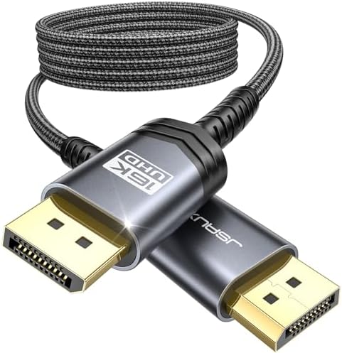 Cavo DisplayPort 2.1 Silkland 16K Certificato VESA - 2m, 40Gbps, 4K@240Hz, G-Sync/FreeSync - Foto 10