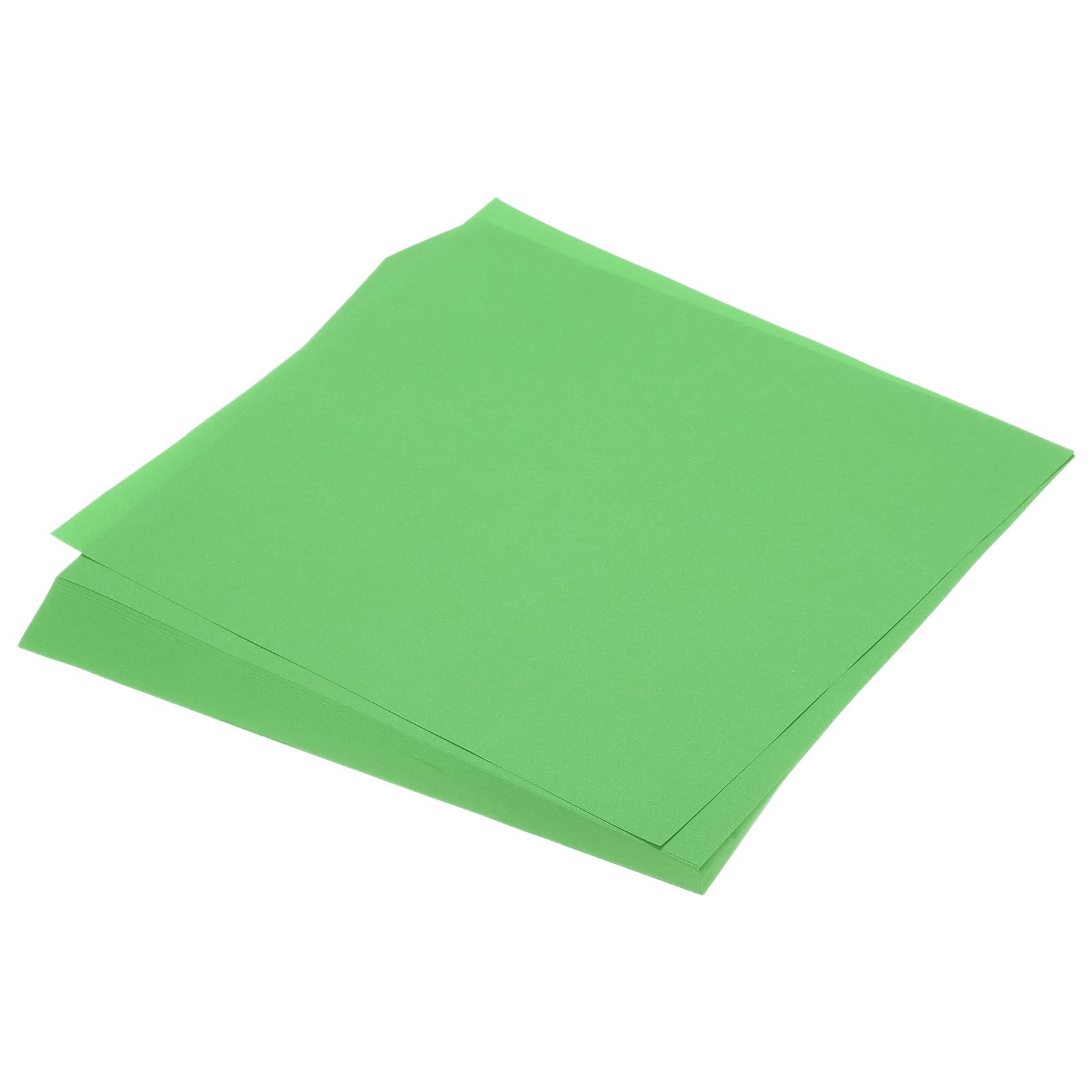 MECCANIXITY 100 Sheet Origami Paper Double Sided Green 10x10 Inch Square Sheet for Art Craft Project, Beginners, Gifts Decor