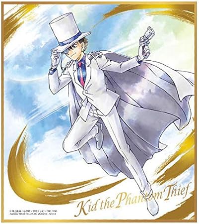 Amazon 名探偵コナン 色紙art5 13 怪盗キッド 箔押しレア 単品 お菓子は付属しません 色紙のみです 通販