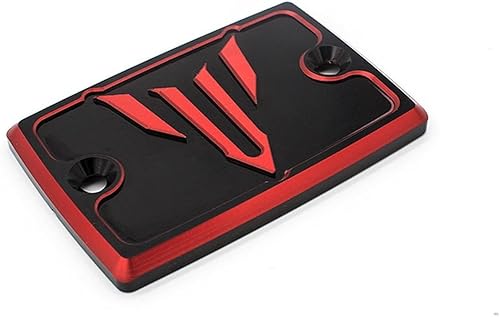 HAIR Aluminum Motorcycle CNC Brake Reservoir Tank Cover Cap For Yamaha MT07 MT-07 Tracer700 MT-09 MT09 Tracer900 2014-2020 2019 2018 (Color Red)