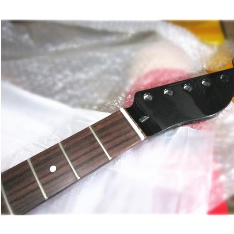 Manche guitare électrique érable de qualité supérieure avec touche en bois de rose brillant
