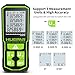 Huepar 330FT Green Laser Measuring Tool with Angle Sensor, ±1/16in (±1.5MM) Accuracy, Rechargeable Digital Laser Room Measuring Device, Laser Distance Measurement, Gifts for Men, Fathers Day Birthday