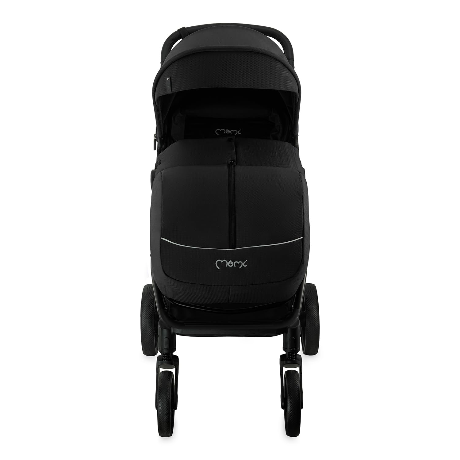 Silla de paseo MoMi CLARA a partir de 6 meses, hasta 22 kg de peso corporal, arnés de seguridad de 5 puntos, cubrepiernas, portavasos, cesta de compra, bolso, mosquitera, protector de lluvia