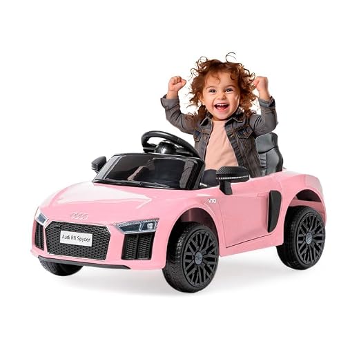 Audi R8 Spyder - Auto Elettrica Rosa