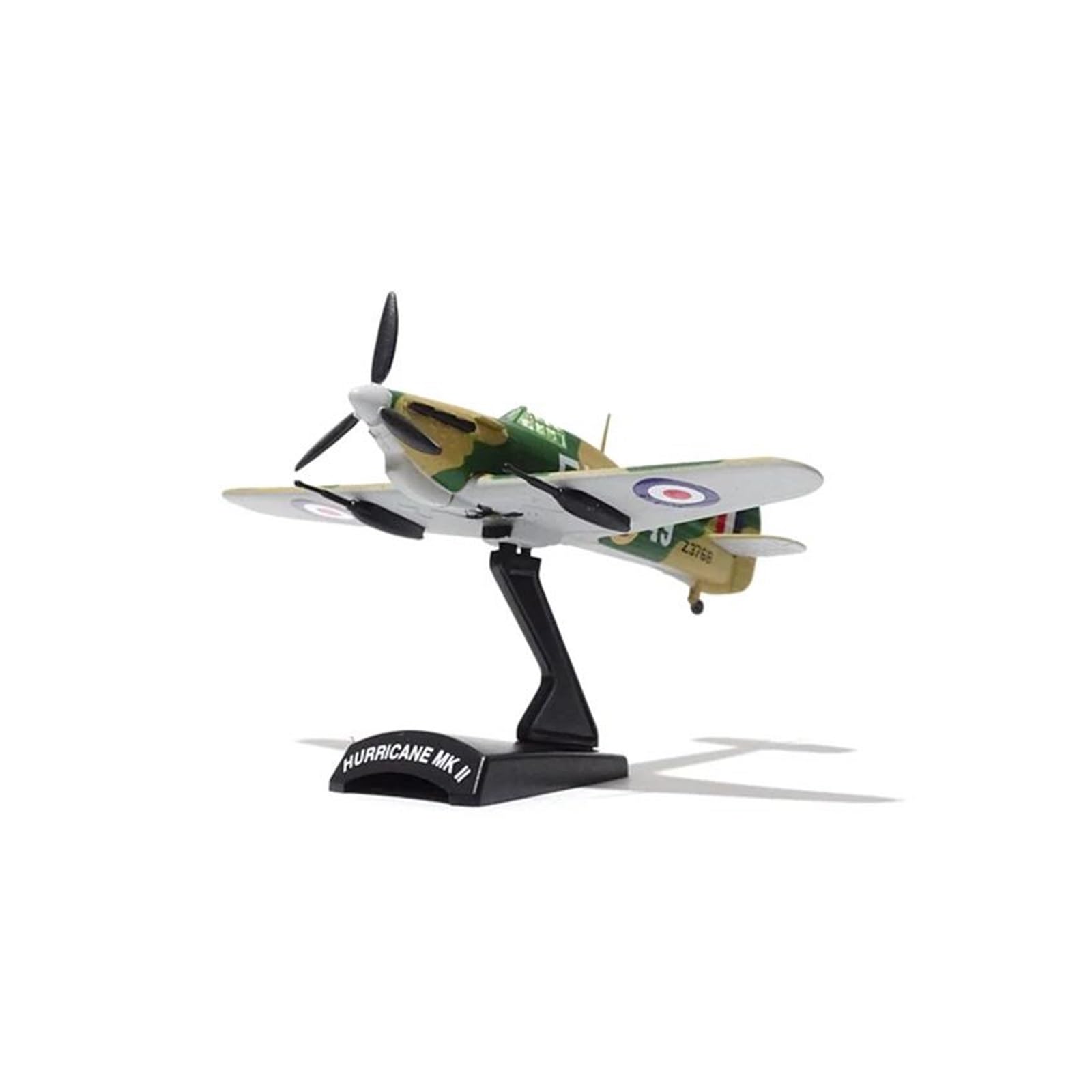 CLMJHG Vintage Classics samolot 1/100 skala Hurricane MKII samolot myśliwiec zabawkowy model dla dorosłych dzieci zabawki na wyświetlacz