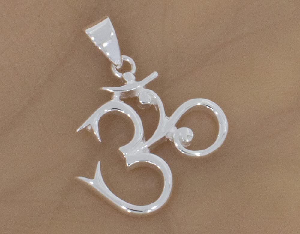 AFP Anhänger Aum Om Meditation 925 Sterling Silber AS-609