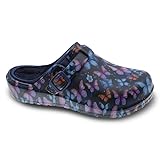 BEPPI Zuecos Confort Hebilla Ajustable Hechos de EVA y Forro Suave Ligeros y Antideslizantes Trabajo y Ocio (Azul, Sistema Tallas Calzado EU, Adulto, Mujer, Números, Mediano, 41)