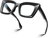 Vista 11 de VISOONE Cat Eye Blue Light Blocking Glasses TR90 Anti-glare Women Calida