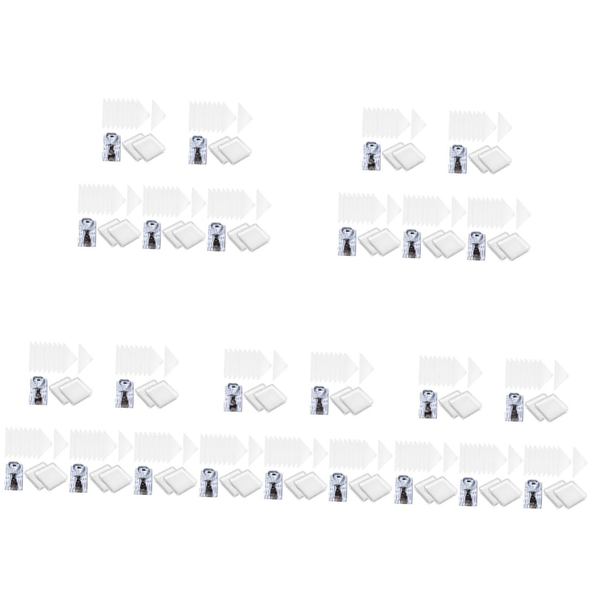 SHERCHPRY 300piezas Pegatinas Adhesivas Para Cuello De Camisa Soporte Transparente Para Camisas Estabilizadores De Cuello Varillas De Pvc Para Hombres y Mujeres