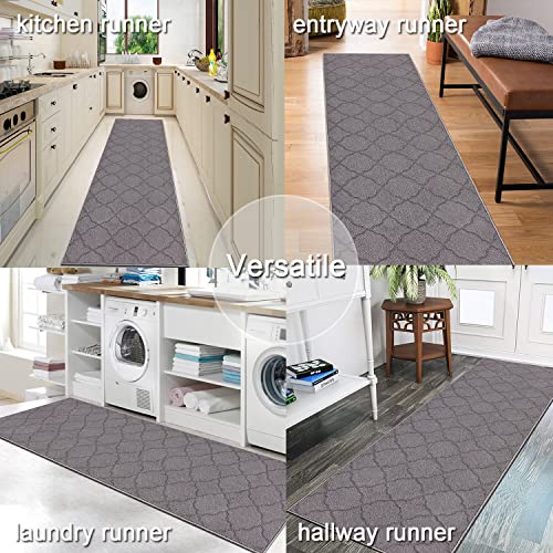 Cekene Runner Rug For Hallways Area Rug Runner Washable Runner Mat Non Slip For Entryway Entrance Kitchen Laundry Room 23”X59” #TOP6