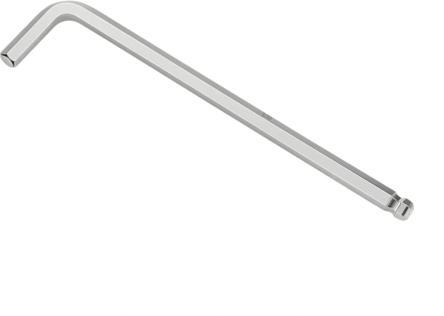 5/64" Ball End Allen Hex Key Wrench, SAE Internal Hexagonal, Wrench L Shaped Long Arm Repairing Tool, 42Cr
