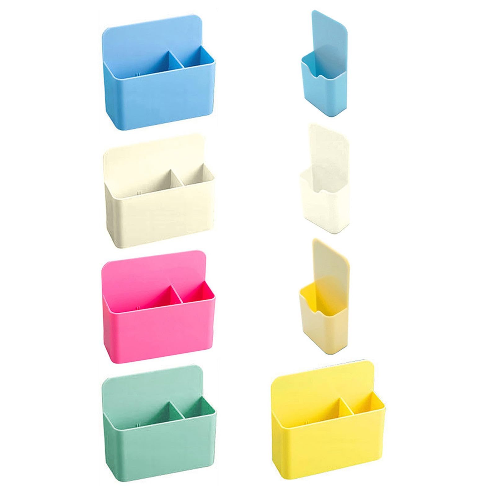 Hattba Multicolor Magnetic Pen Pencil Holder Marker Storage For Whiteboard Refrigerator