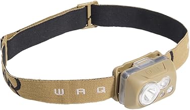 WAQ LED Headlight, Sensor, Waterproof (300 Lumens, 115 Hours of Practical Light, Wide, Batteries, Lightweight), Disaster Prevention, Mountain Climbing, Fishing, Camping, Running, Headlamp, WAQ-HL1