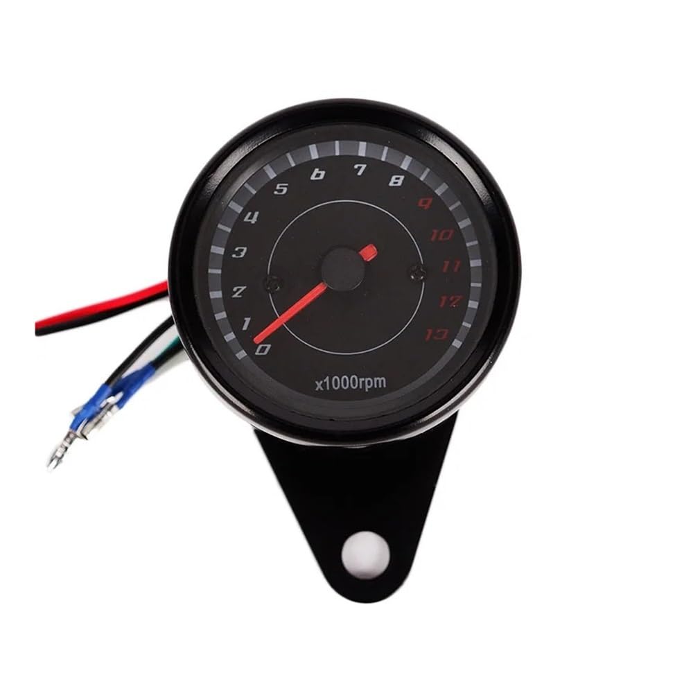 Contagiri contachilometri Indicatore Di Direzione Del Motociclo Indicatore Luminoso Display Tachimetro DC 12V Contagiri Display Digitale A LED Modificato Calibro Per Moto