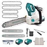 Wugeku 12" & 10" Electric Chainsaw Cordless