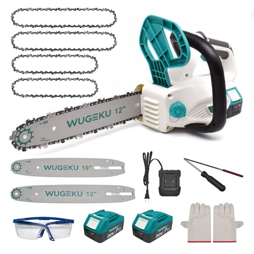 Wugeku 12" & 10" Electric Chainsaw Cordless