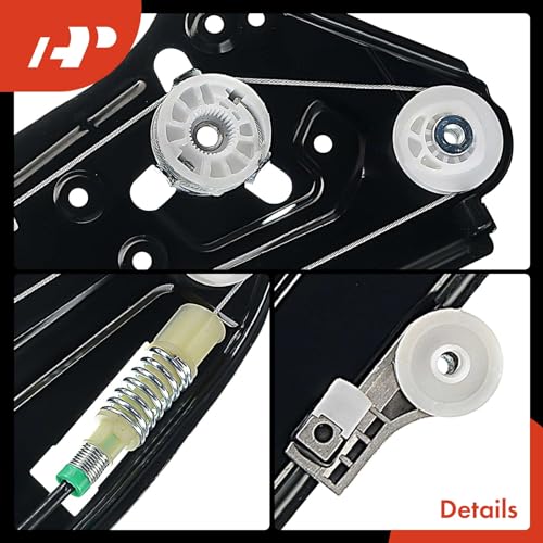 A-Premium Power Window Regulator Without Motor Compatible with BMW 745i 2002-2005 745Li 2002-2005 750i 2006-2008 750Li 2006-2008 760i 2004-2006 760Li 2003-2008 Rear Passenger Side by A-Premium - Image 7