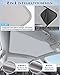 EPLTION White Sunshade Roof for Tesla Model 3 2018-2023/ Model 3 Highland 2024-2026 Accessories Roof Sun Shade, Sun Protection Heat Insulation No Gap Keep Cool UV Ray Protection, Easy to Install