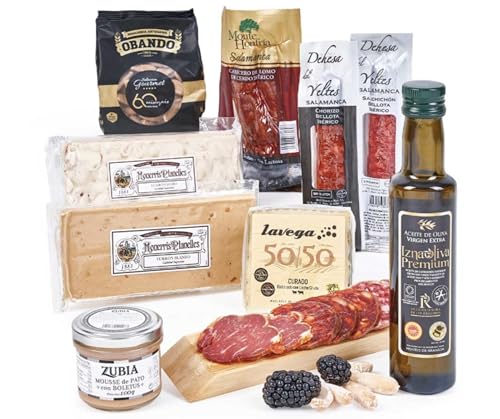 Lote 220: Cesta de Navidad Sin Alcohol con Ibéricos y Turrones Artesanos en Caja Delycius - Ibéricos a domicilio gourmet Lote 220: Cesta de Navidad Sin Alcohol con Ibéricos y Turrones Artesanos en Caja Delycius - Ibéricos a domicilio gourmet