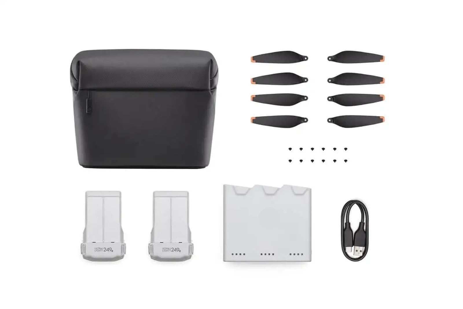 dron, Compatible con dji Mini 3 Pro Fly More Kit Plus con 2 baterÃas, Cargador y Estuche de Transporte(Battery Kit)