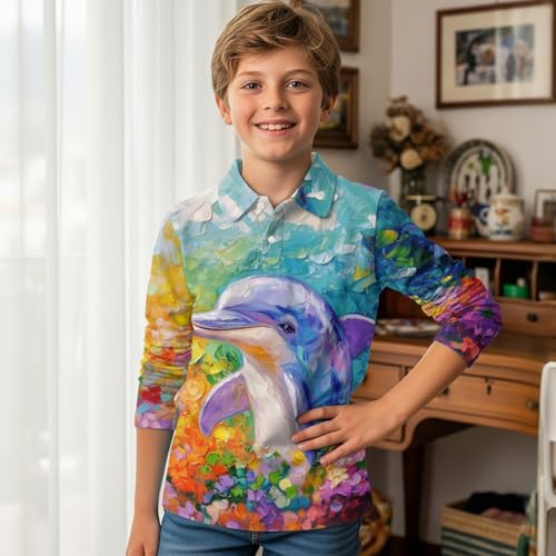 HUIACONG Children Shirts Boys Girls Sweatshirts for Kids3