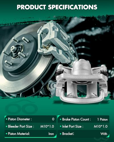 Image of SCITOO 19B6034 Rear Right Disc Brake Caliper Assembly w /Bracket For Toyota For Venza 2009-2016
