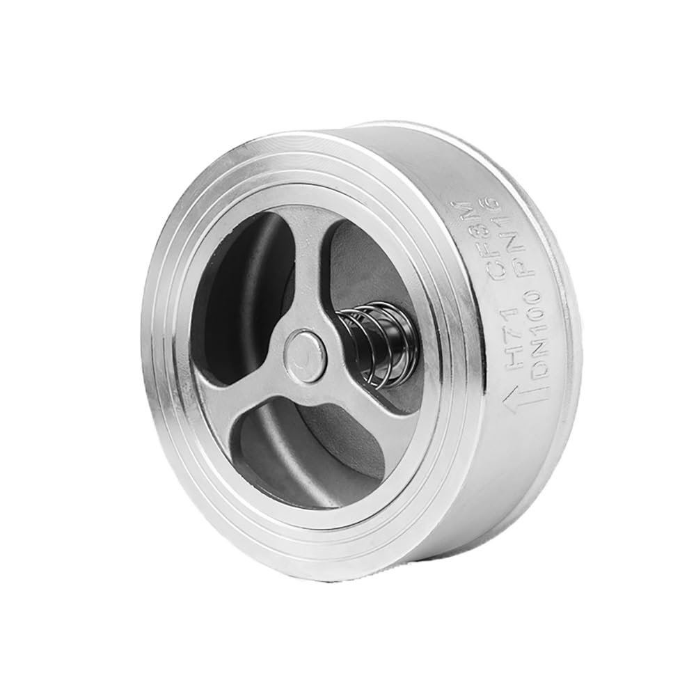 Zawór Zwrotny Ze Stali Nierdzewnej H71W-16P 201/304/316, DN15-DN100, Sprężynowy, Automatyczny, 1 Szt. – Zapobiega Cofaniu Się Wody, Kompaktowy, Łatwy W Montażu(304,DN80)
