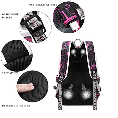 Guivitu Kids Backpack For Girls School Bag Children Bookbag Casual Daypack With Pencil Case #TOP5