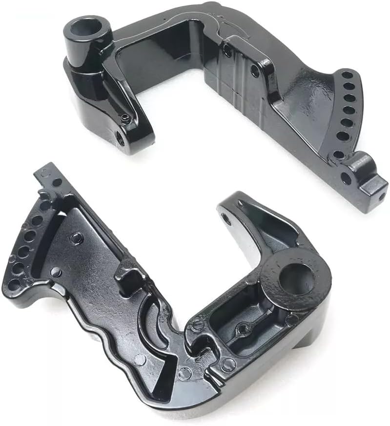 Generic 3G2S62113 & 3G2S62112-0 Clamp Bracket Set For Tohatsu Outboard 9.8HP 15HP 18HP 2 Stroke M9.9 M18 9.9-18HP, Black
