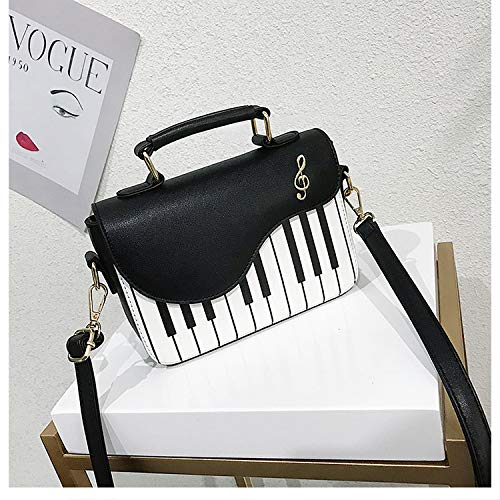 Piano Purse Guitar Shaped Bag Unusual Music Handbags Cute Messenger Clock Kawaii House for Women3