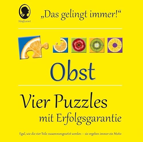 Das Gelingt Immer-Puzzle Obst. Das Puzzle-Spiel für Senioren mit Demenz: Vier Puzzle-Spiele mit Erfolgsgarantie für Senioren mit Demenz (Demenz-Spiele)