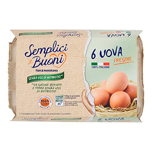 Semplici E Buoni 6 Uova Terra Senza Antibiotici, 330g