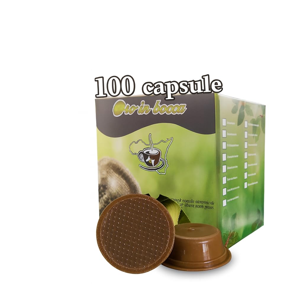 Oro in Bocca Capsule Caffè Compatibile con Lavazza A Modo Mio – Miscela Robusta per Espresso Intenso e Deciso, Aroma Tostato, Crema Densa e Persistente, Gusto Autentico Italiano (200, Platino)