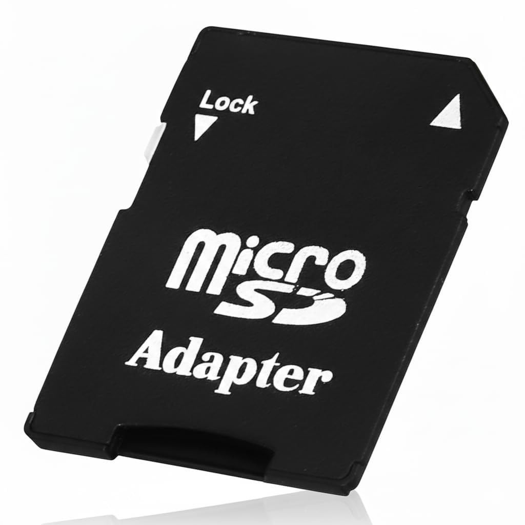 Micro SD to SDHC Memory Card Adapter, Compatible with Laptops and Card Readers, Black-image-30