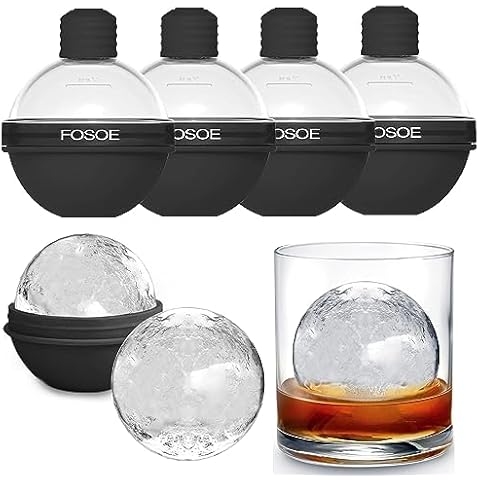 FOSOE Silicone Ice Ball Molds Cover