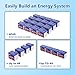 MARSENERGY 12V 100Ah Lifepo4 Battery, Bci Group 24 Size, Built-in 100A Smart BMS, 4500-15000 Deep Cycle Grade A Lithium Cells for RV Travel,Trolling Motor,Marine, Boat, Solar Panel, Camping (2 Pack)