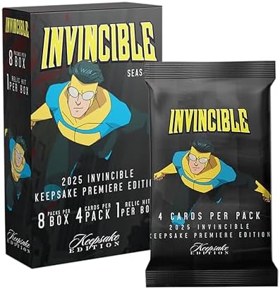 Lucan Key Rack Invincible 2025 Invincible Season 1 Keepsake Premiere Blaster: 8 Packs Per Box ...