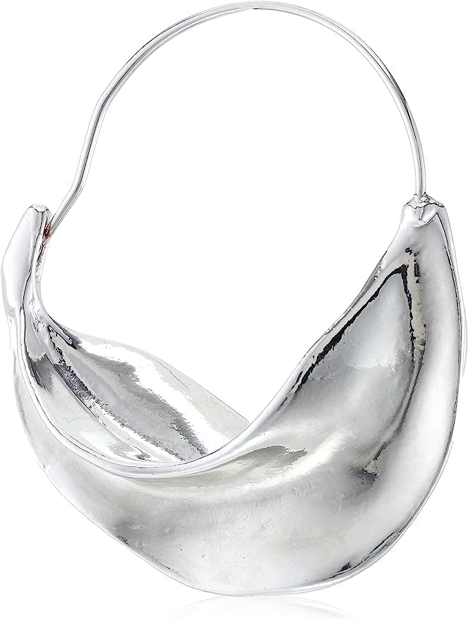 Silhouette Hoop Earrings 45mm Lightweight Geometric Hoop Earrings For Women Jewelry For Gift